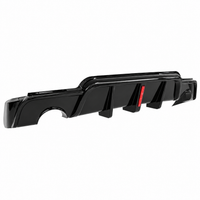 Gloss Black Rear Diffuser W/ LED for Lexus IS250 IS350