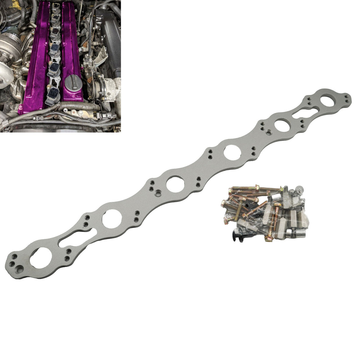 1JZ 2JZ Coil on Plug Conversion Bracket 1ZZ/1NZ Smart Coils VVTI Non VVTI JZ - Bull Boost Performance