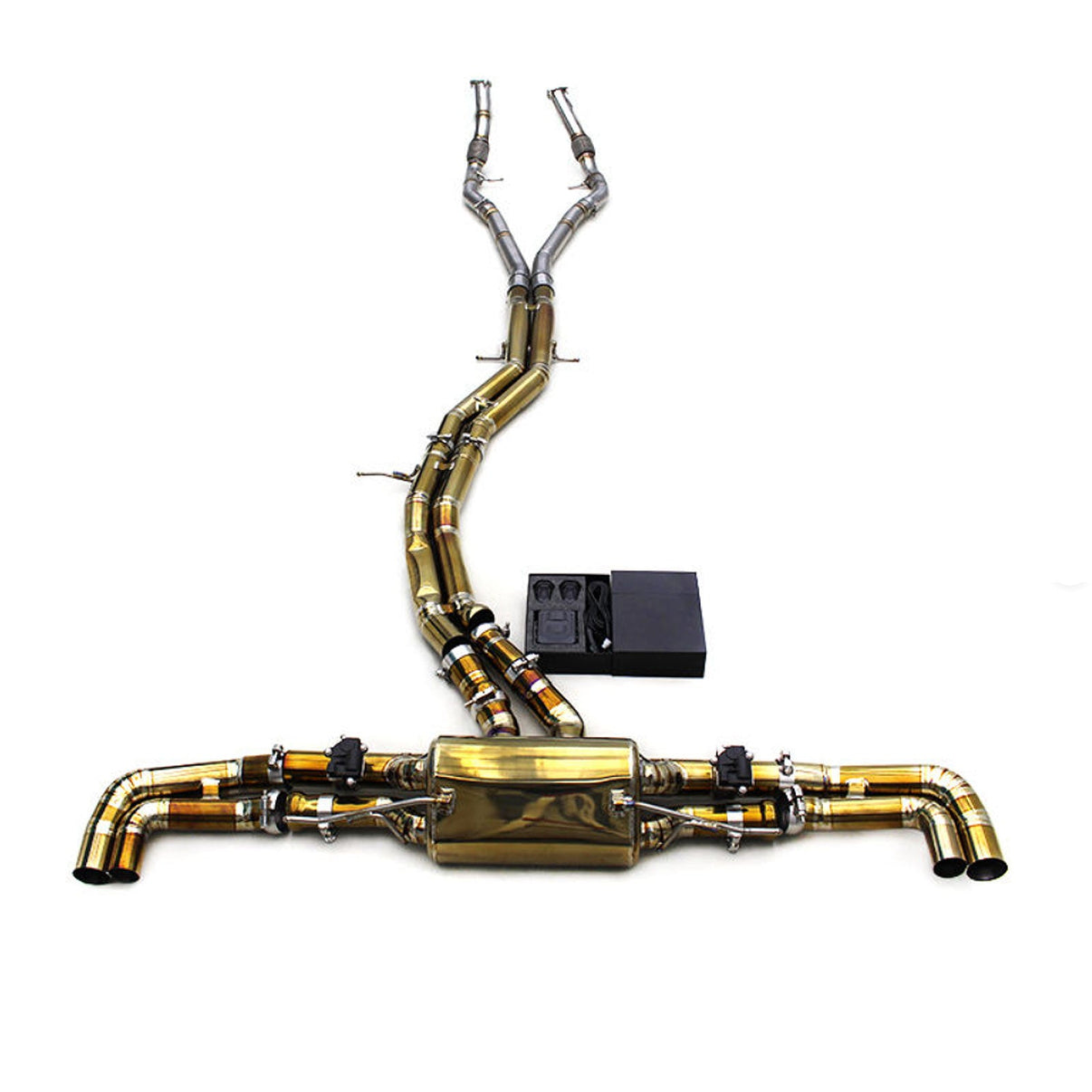 Titanium Valved Catback Exhaust System for Audi Q8 RSQ8 4.0T - Bull Boost Performance