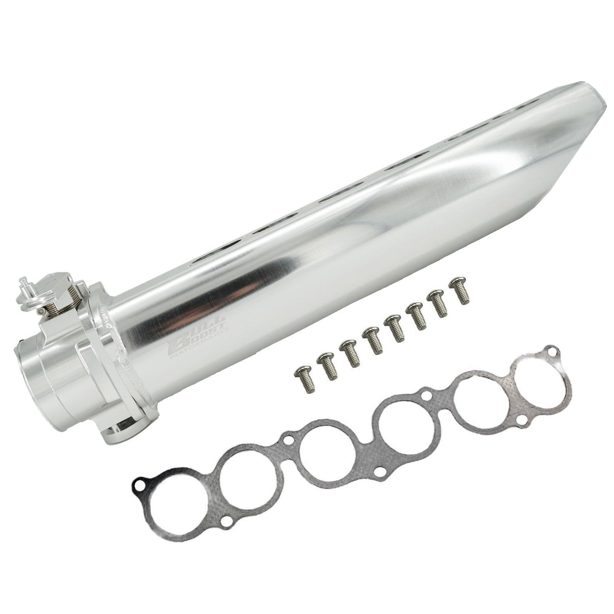 Silver Billet Forward Facing Intake Manifold 90mm Throttle Body for 2JZGE 2JZ-GE 2JZ GE - Bull Boost Performance