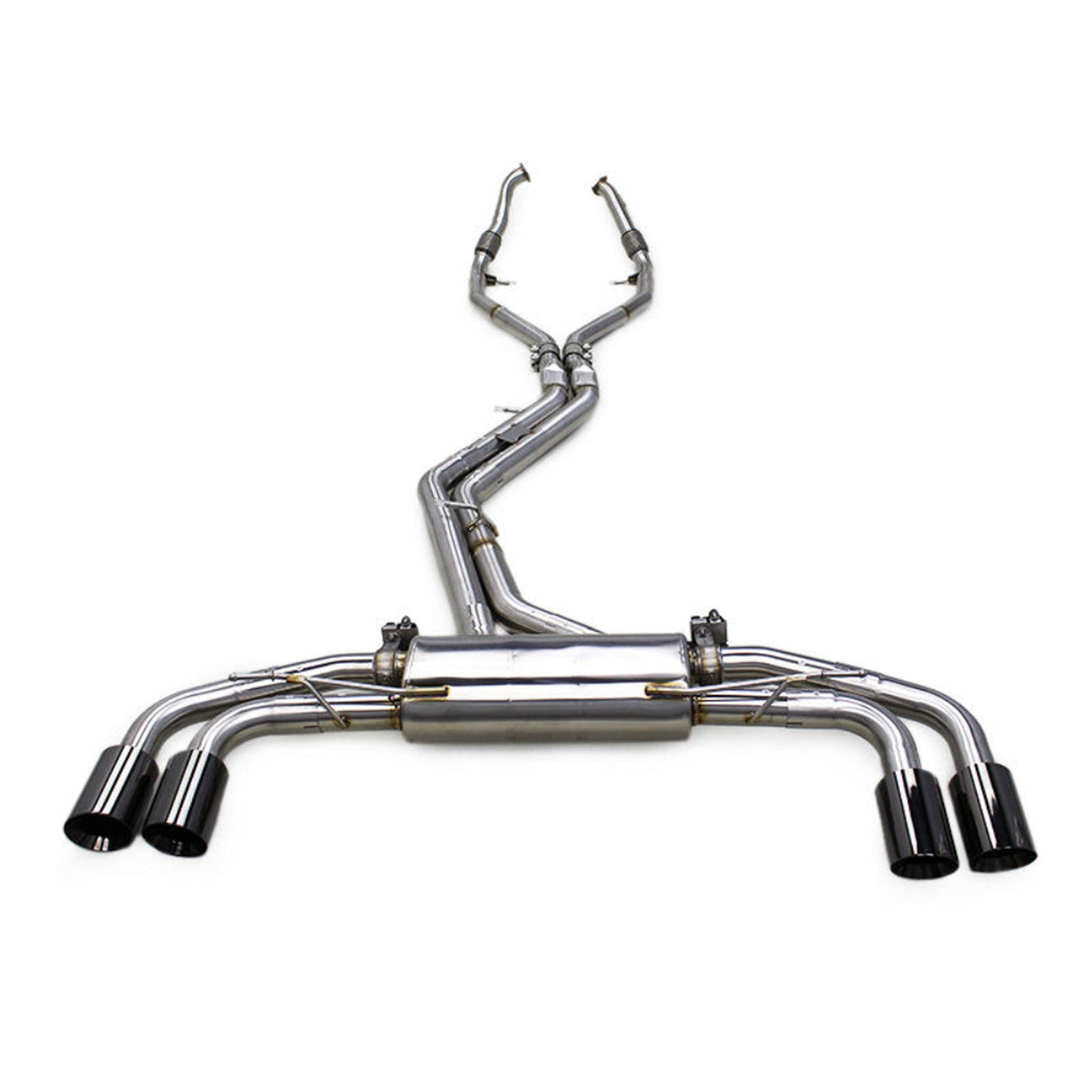 T304 Stainless Valved Catback Exhaust System for Audi Q8 RSQ8 4.0T - Bull Boost Performance