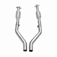 Stainless Long Tube Exhaust Downpipe for Ford Mustang 3.7L