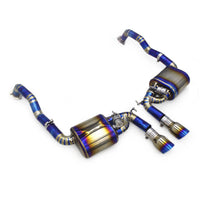 Titanium Valved Catback Exhaust for Porsche Boxster S Cayman S 987.2 2.7L - Bull Boost Performance