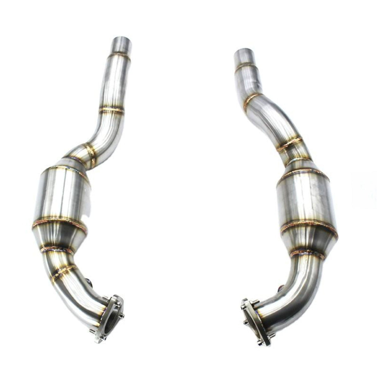 Catted Exhaust Header Downpipe for Porsche Carrera 911 997 997.1 997.2 - Bull Boost Performance