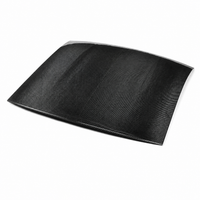Dry Carbon Fiber Roof Overlay for Ford Mustang GT Coupe
