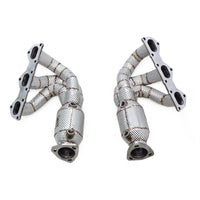 Catted Exhaust Manifold for Porsche Boxster Cayman 987 987.2 - Bull Boost Performance