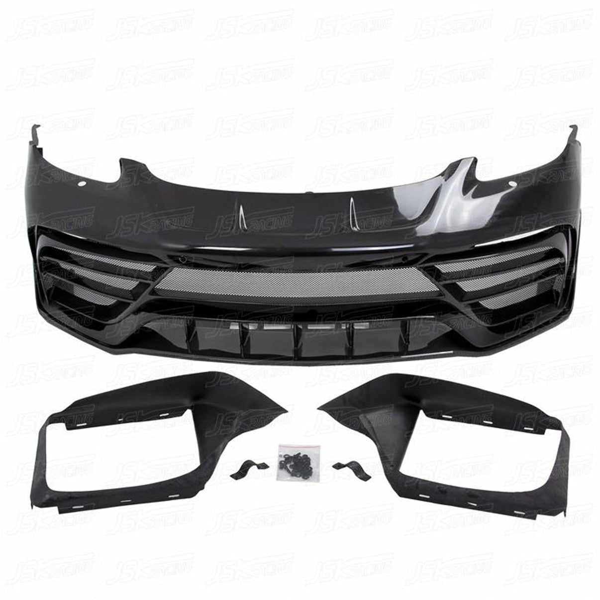 Half Carbon Fiber Front Bumper for Porsche Cayman 718 Gen 16-18 - Bull Boost Performance