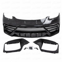 Half Carbon Fiber Front Bumper for Porsche Cayman 718 Gen 16-18 - Bull Boost Performance