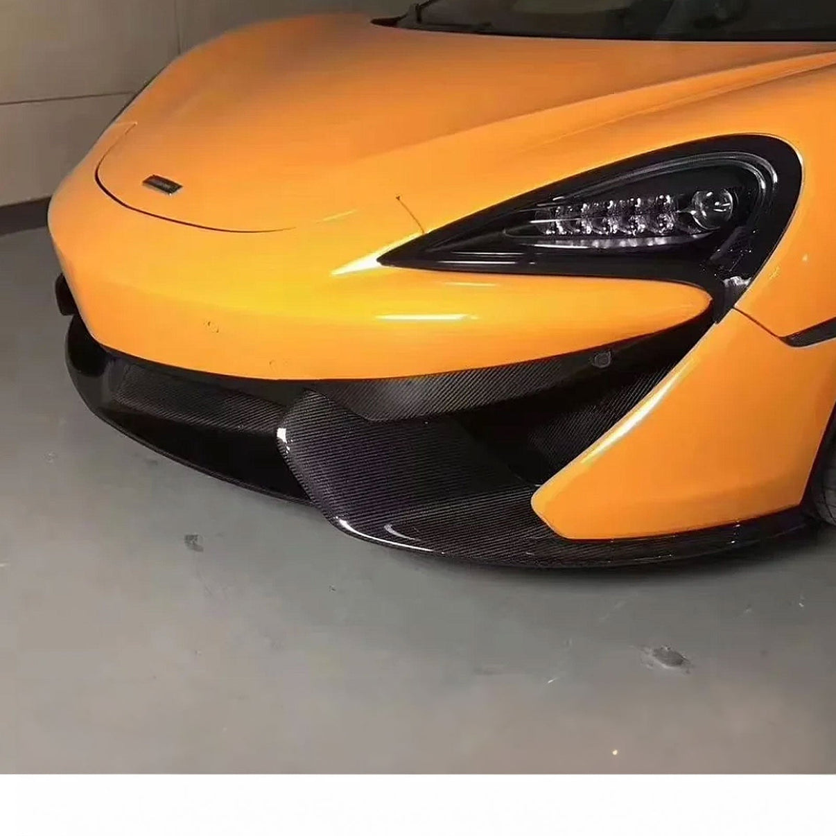 Dry Carbon Fiber Full Front Lip Kit for McLaren 540C 570S - Bull Boost Performance