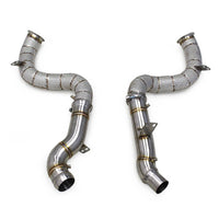 High Flow Race Stainless Downpipe for Mercedes Benz GLE63 AMG 4.0TT W166 W167 - Bull Boost Performance