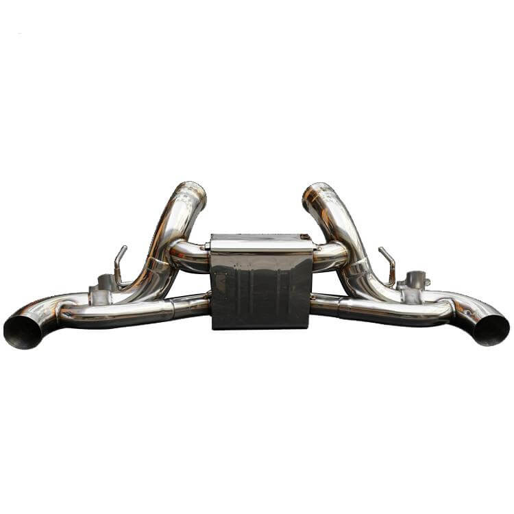 Stainless Valved Catback Exhaust System for McLaren GT OEM Tips - Bull Boost Performance