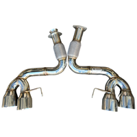 Exhaust for Chevrolet Corvette C8 2020+ Burnt Tips 6.2L V8 3" Catback Exhaust - Bull Boost Performance