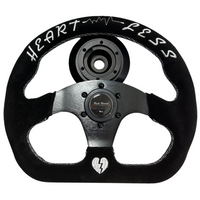 Quadro Yoke Suede Steering Wheel Kit For 01-06 BMW 320 325 328 330 M3 Z4 E90 Mini Cooper E46H - Bull Boost Performance