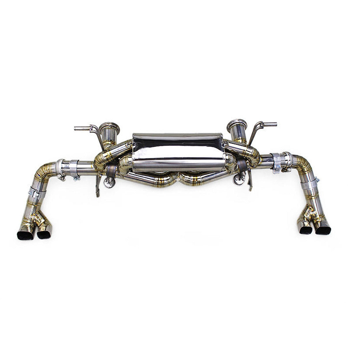 Titanium True F1 Valved Exhaust System for Audi R8 V8 V10 4.2 5.2 2017–23 Type 4S - Bull Boost Performance