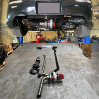 Rear Custom Mount Turbo Kit For Nissan 350Z Fairlady Z33 Infiniti G35 VQ35DE HR - Bull Boost Performance
