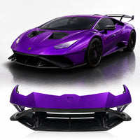 STO Style Carbon Fiber Front Bumper Diffuser Kit for Lamborghini Huracan LP580 LP610 EVO