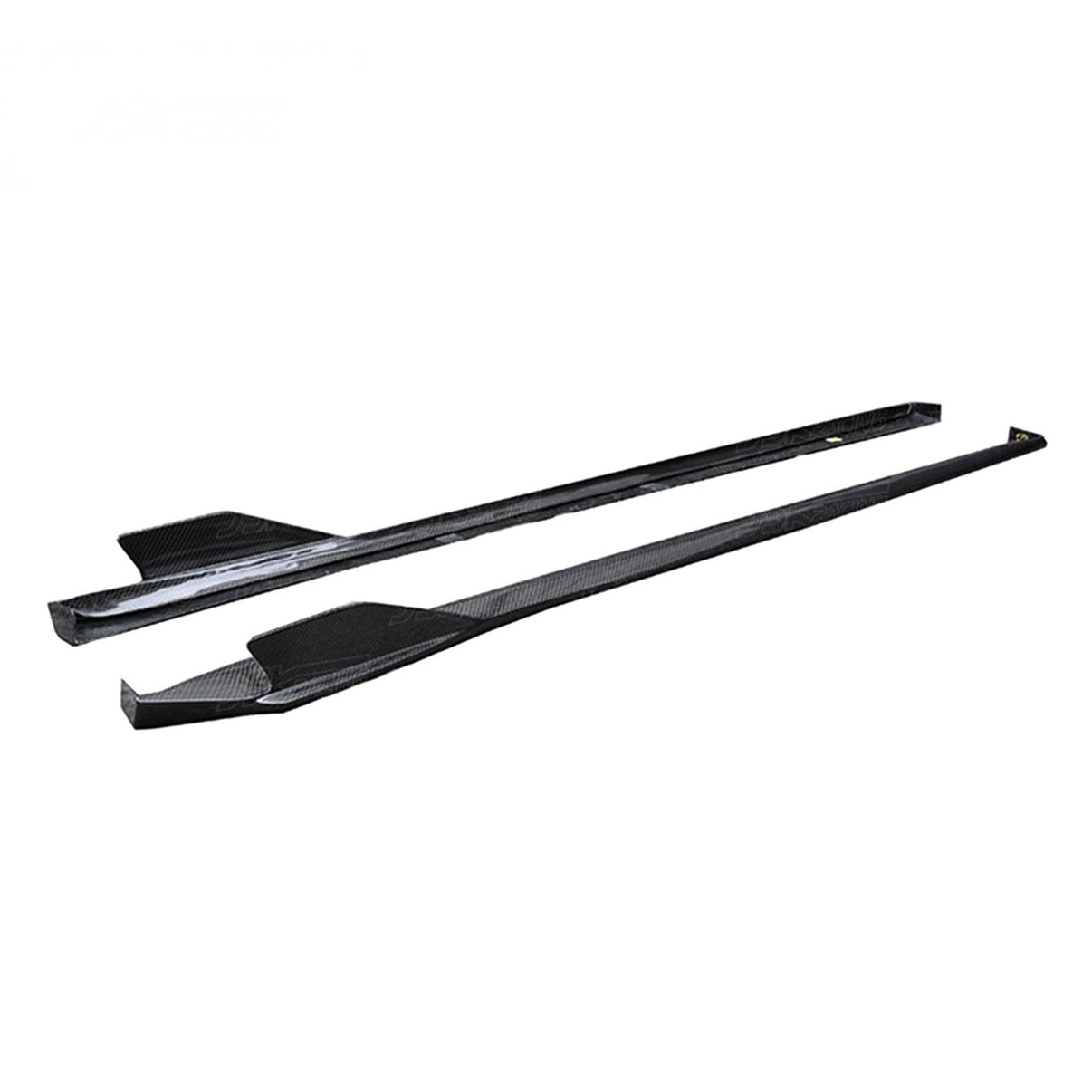 Carbon Fiber Side Skirts Extensions for Porsche Cayman 718 16-19 - Bull Boost Performance