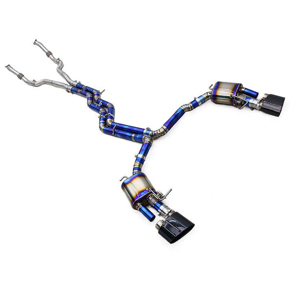 Valved Catback Exhaust System for Audi RS6 RS7 - Bull Boost Performance