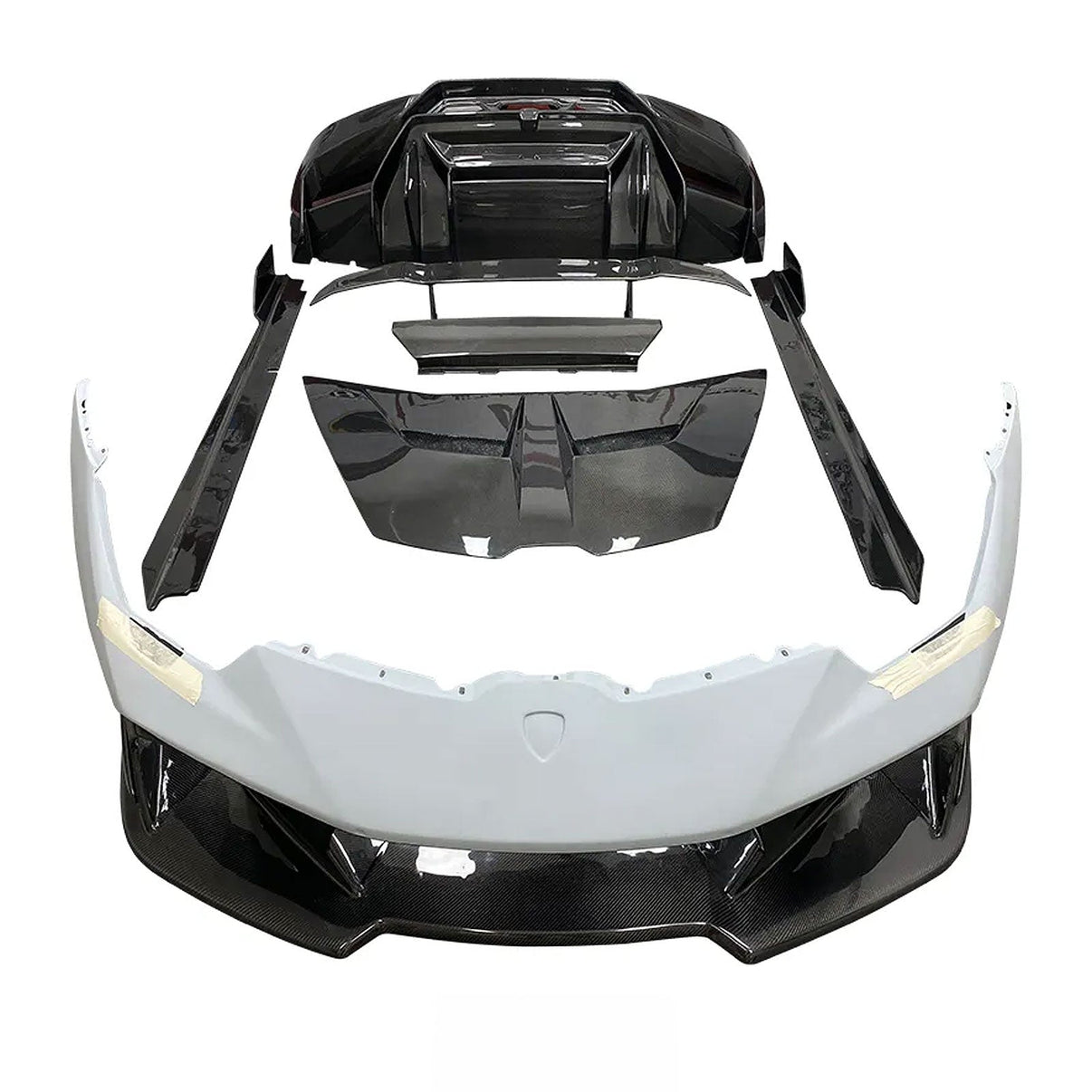 VRS Style Carbon Fiber Body Kit for Lamborghini Huracan LP580 LP610 EVO Tecnica - Bull Boost Performance