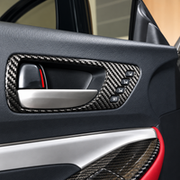 Carbon Fiber Interior Door Handle Cover Button for Lexus RC F