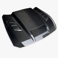 T Style Carbon Fiber Vented Hood for Ford Mustang S650