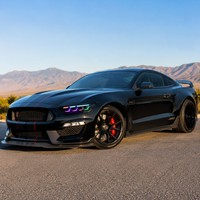 RGB DRL LED Headlight Set for Ford Mustang
