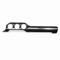 Dry Carbon Fiber Dashboard Center Trim Cover For Ford Mustang