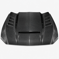 Functional Dry Carbon Fiber Vented Performance Hood for Ford Mustang