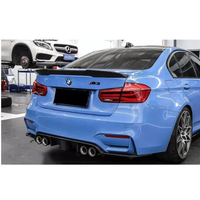 K Style Carbon Fiber Rear Diffuser for BMW F80 M3 F82 F83 M4 - Bull Boost Performance