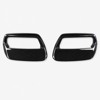 Dry Carbon Fiber Front Hood Air Vent Trim Cover for Ford Mustang