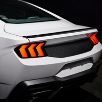 Dry Carbon Fiber Rear Trunk Lid Panel Cover Trim for Ford Mustang S650
