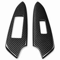 Carbon Fiber Window Switch Lift Lock Panel Trim Cover for Lexus RC