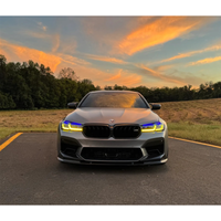 3D Carbon Fiber Front Splitter Lip (1-Piece) for BMW F90 M5 G30 LCI - Bull Boost Performance