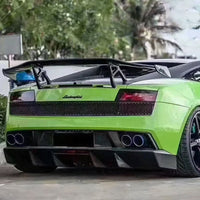 BR Style Carbon Fiber Rear Spoiler Wing for Lamborghini Gallardo LP550 LP560 LP570 - Bull Boost Performance