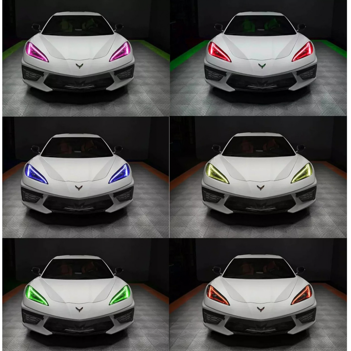 RGB Headlight DRL Module Upgrade for Chevrolet Corvette C8 - Bull Boost Performance