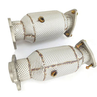 High Flow Catted Downpipes for Chevrolet Corvette C8 6.2L V8 - Bull Boost Performance
