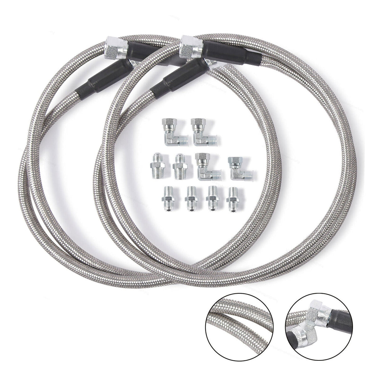 Transmission Cooler Hose Fitting, Fit for Chevy Ford Mopar GM GMC Buick Cadillac - Bull Boost Performance