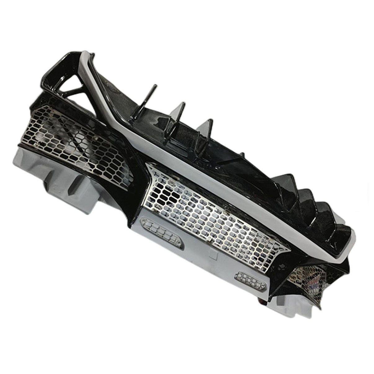 SV Style Semi Carbon Fiber Rear Bumper for Lamborghini Aventador LP700 LP720 LP750 - Bull Boost Performance