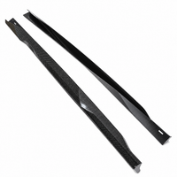 Dry Carbon Fiber Side Skirt Extensions for Ford Mustang Dark Horse