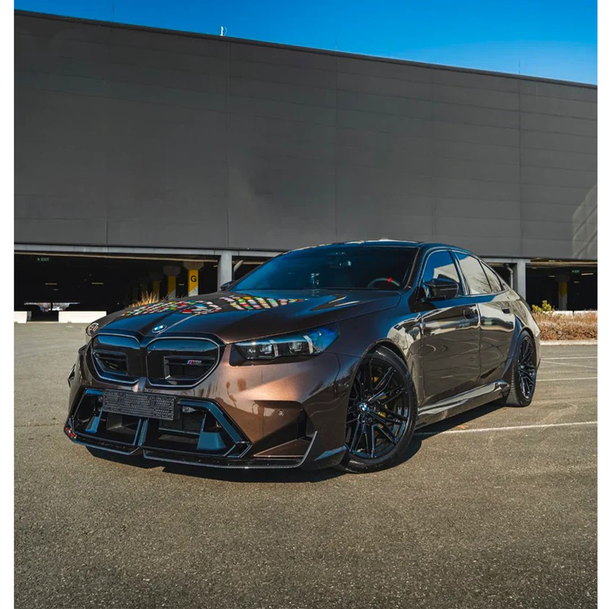 MP Style Dry Carbon Fiber Front Lip for BMW G90 G99 M5 - Bull Boost Performance
