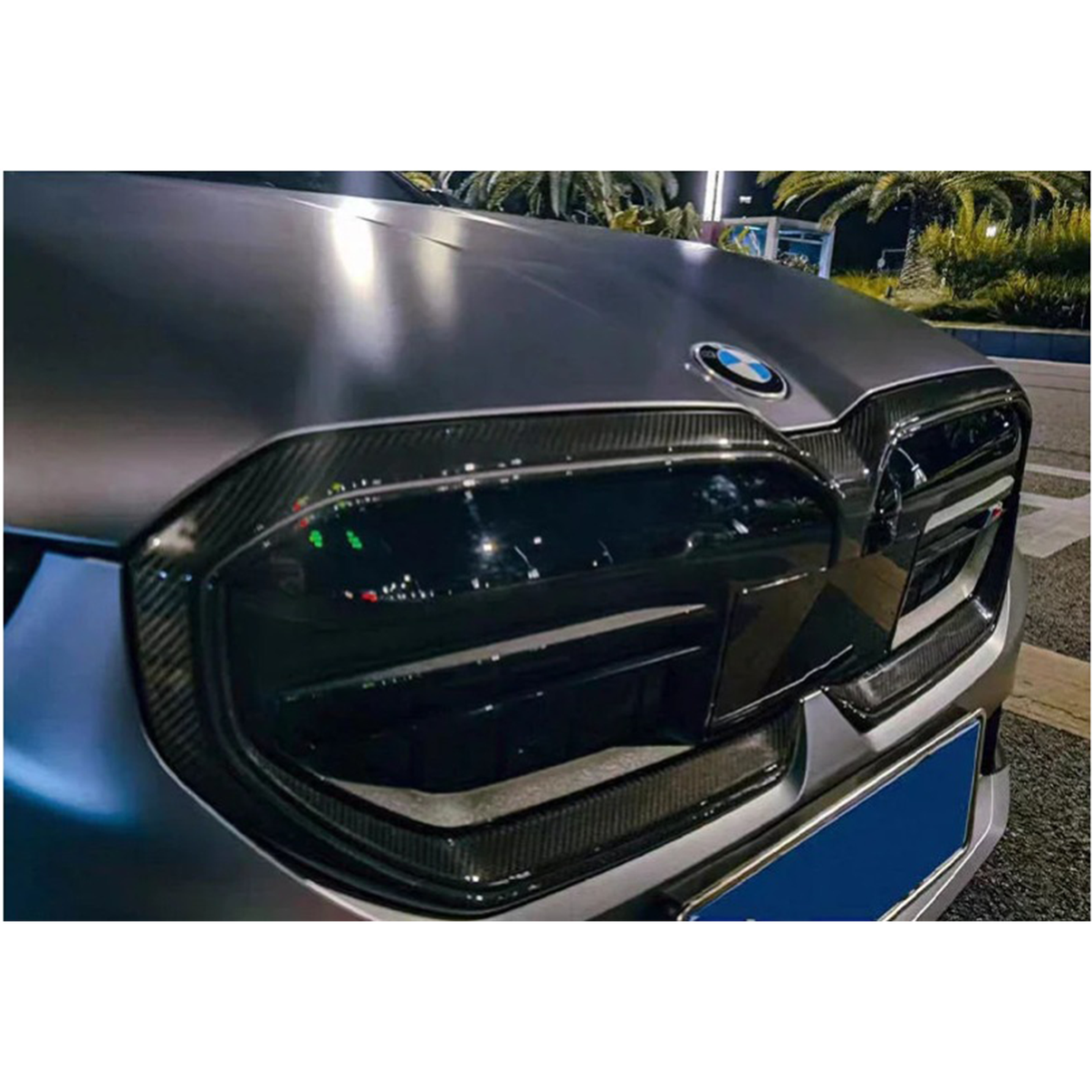Dry Carbon Fiber Front Grille for BMW G90 M5 G60 G61 5 Series - Bull Boost Performance