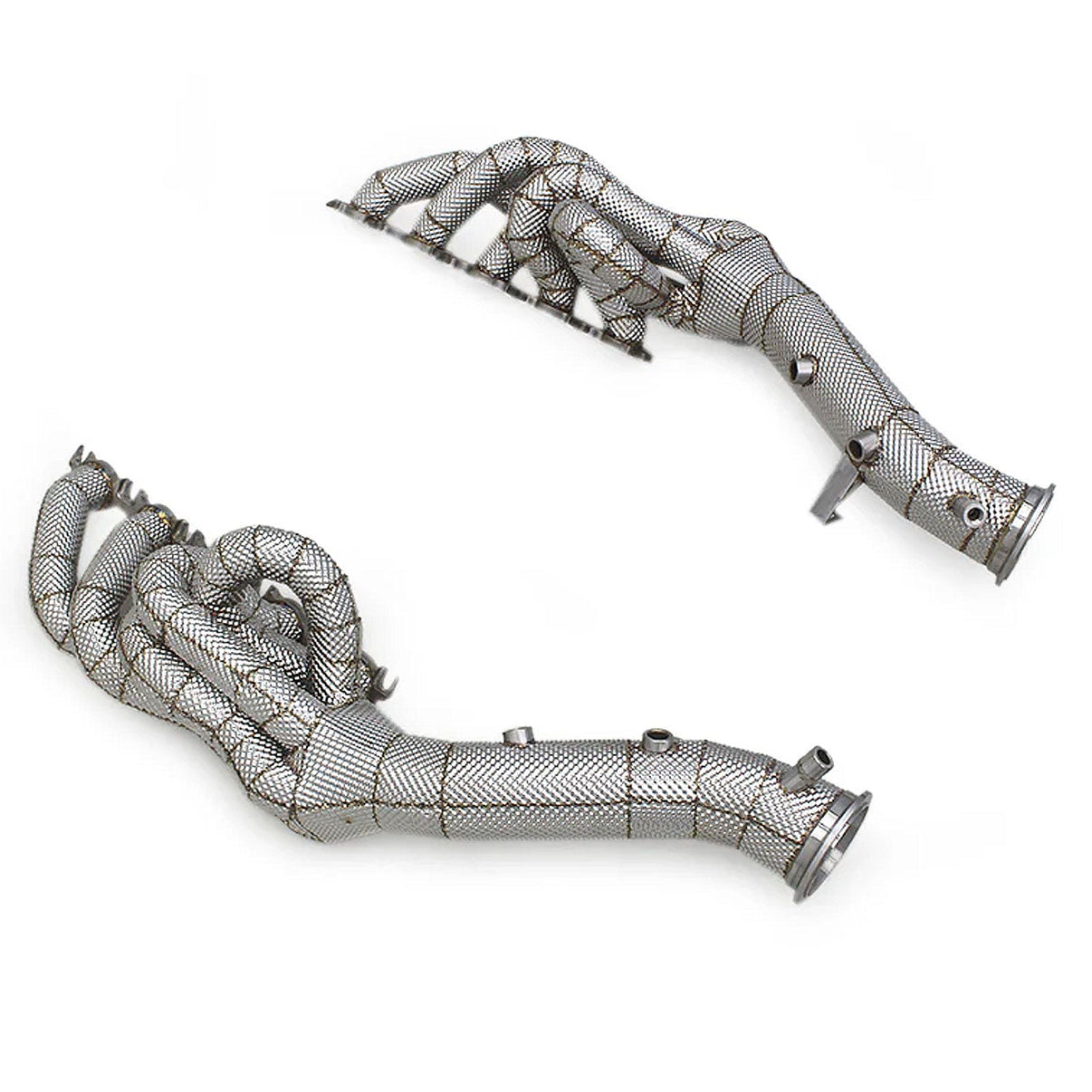304 Stainless Exhaust Heatshield Header Manifold for Lamborghini Huracan STO EVO Spyder 5.2L - Bull Boost Performance