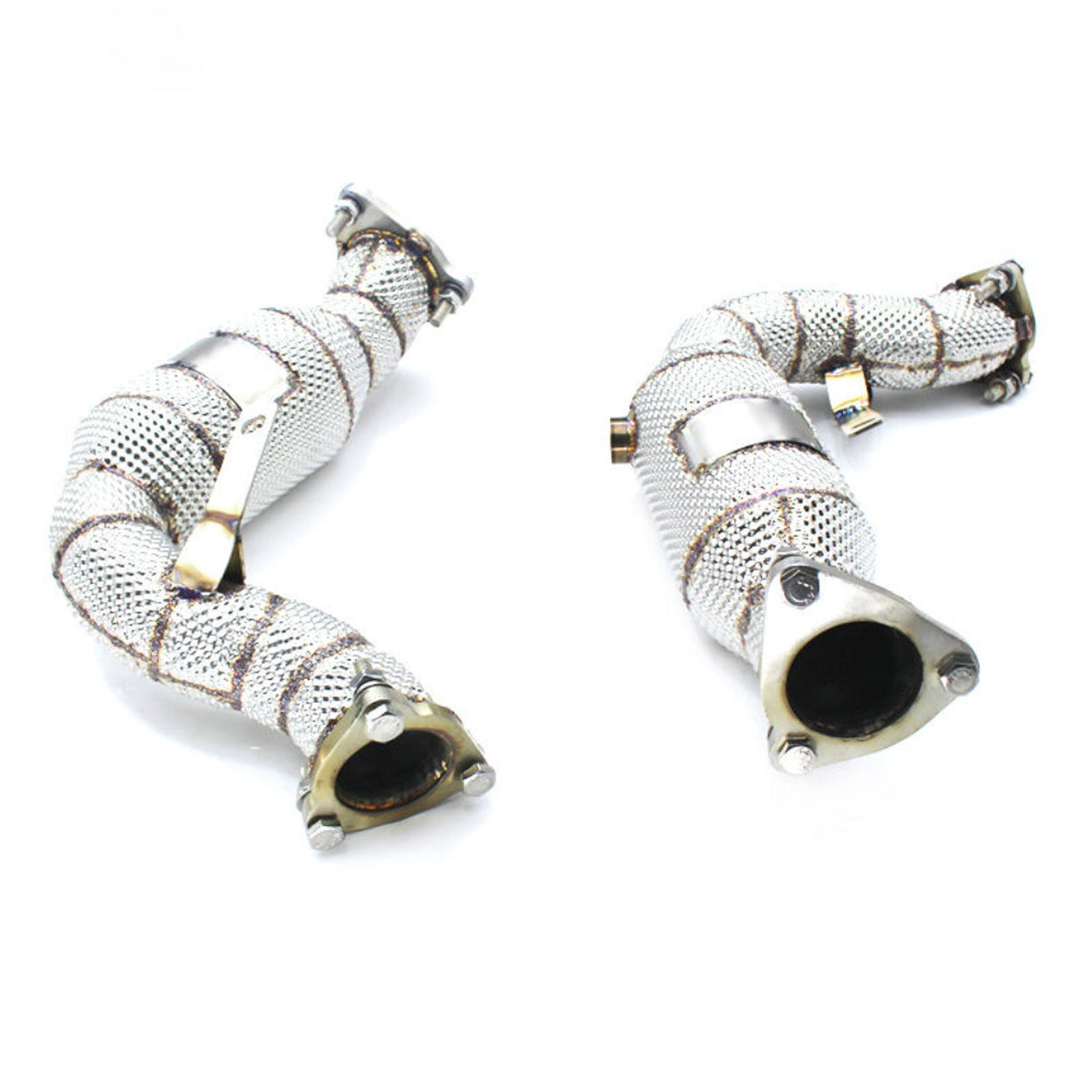 Free Flow 304 Stainless Exhaust Downpipe for Audi S4 S5 B8 - Bull Boost Performance