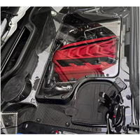Prepreg Carbon Fiber Engine Bay Cover for Chevrolet Corvette C8 Z51 Z06 HTC Convertible - Bull Boost Performance