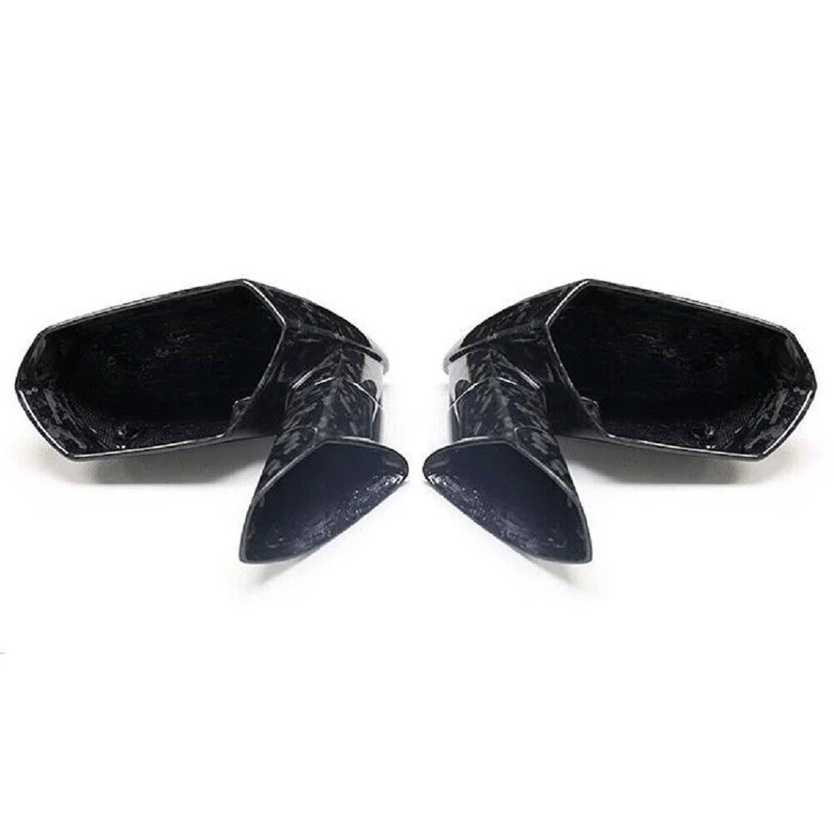 Forged Carbon Fiber Mirrors Cap Cover for Lamborghini Huracan Tecnica LP580 LP610 LP640 - Bull Boost Performance