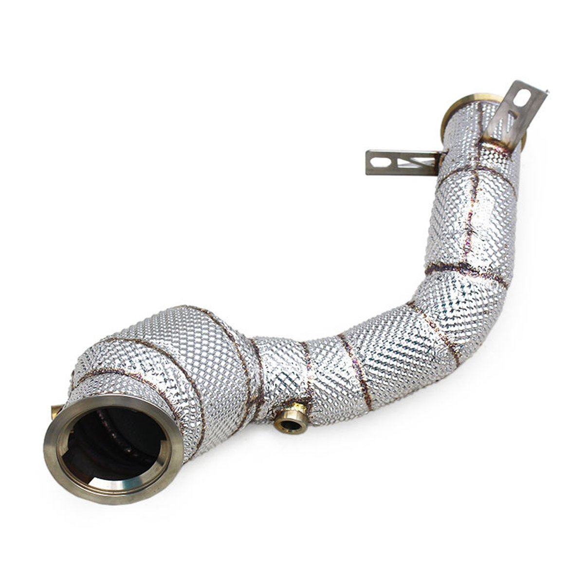 High Flow Catted Downpipe for Mercedes Benz E200 E300 W213 C238 2.0T - Bull Boost Performance