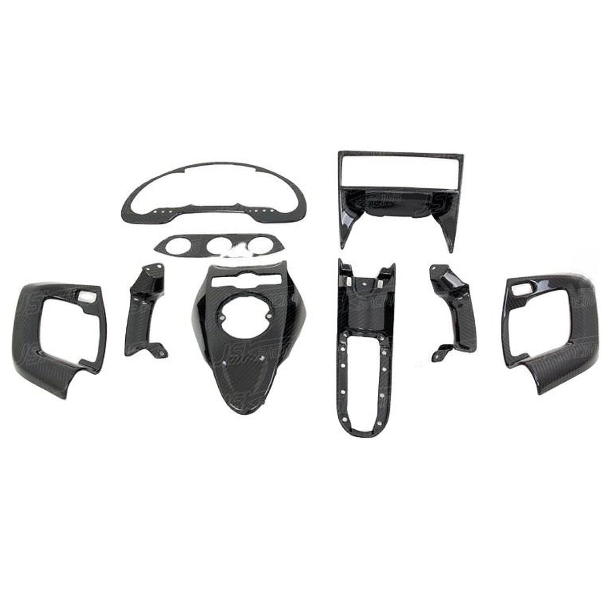 Dry Carbon Fiber Interior Panel Trim Replacement for Lamborghini Gallardo LP550 LP560 LP570 - Bull Boost Performance