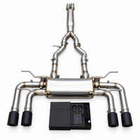 Valved Stainless Steel Catback Exhaust System for Jaguar V6 3.0