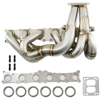 T3 T4 Top Mount Twin Scroll Single Turbo Exhaust Manifold N54 135i 335i 535i Z4 - Bull Boost Performance