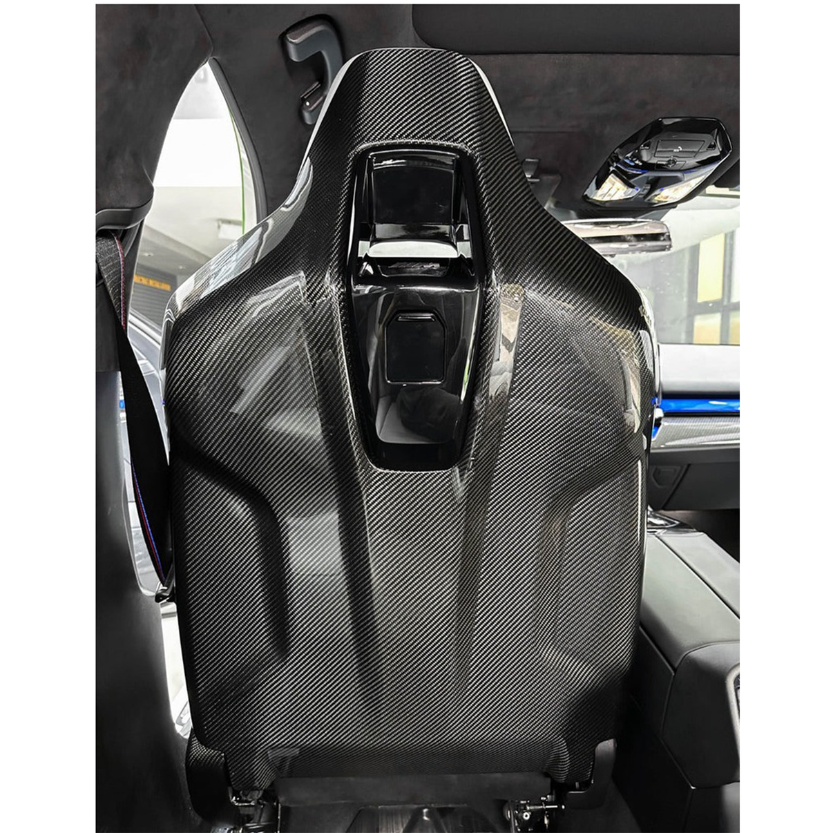 Carbon Fiber Interior Seat Back Covers for BMW G90 G99 M5 - Bull Boost Performance